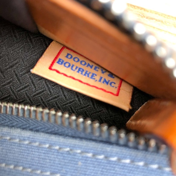 Dooney & Bourke Blue Canvas Shoulder Bag - Picture 8 of 8